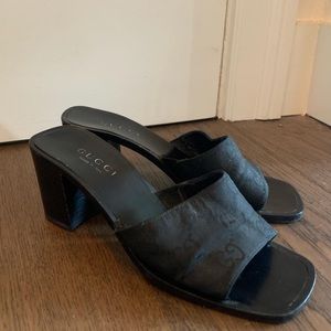 Gucci Monogram Heels